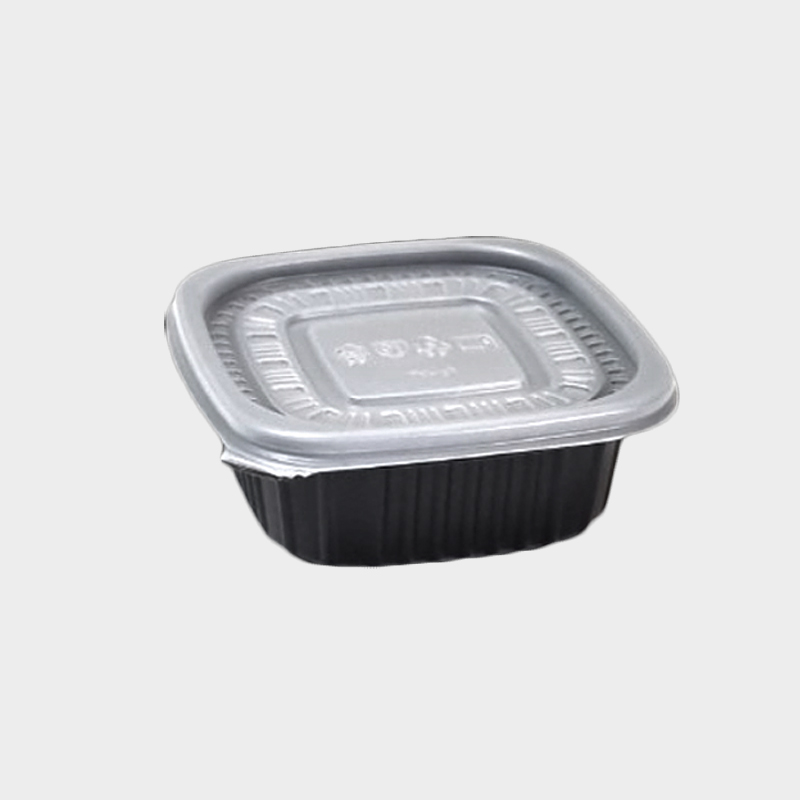 사각용기 150 검정 (소) 100개 세트