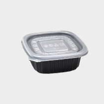 사각용기 150 검정 (소) 100개 세트